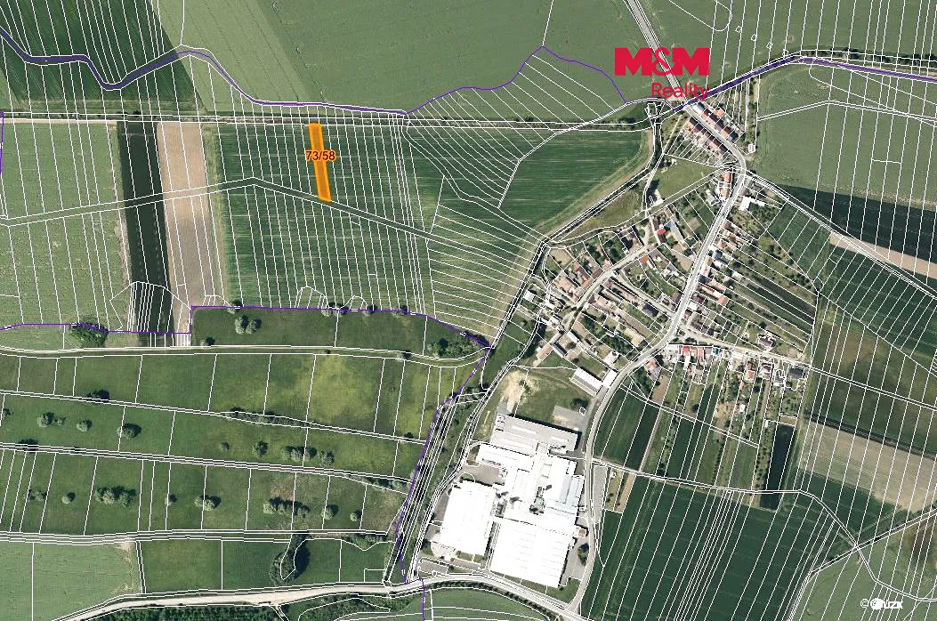 Prodej pole 1917 m²